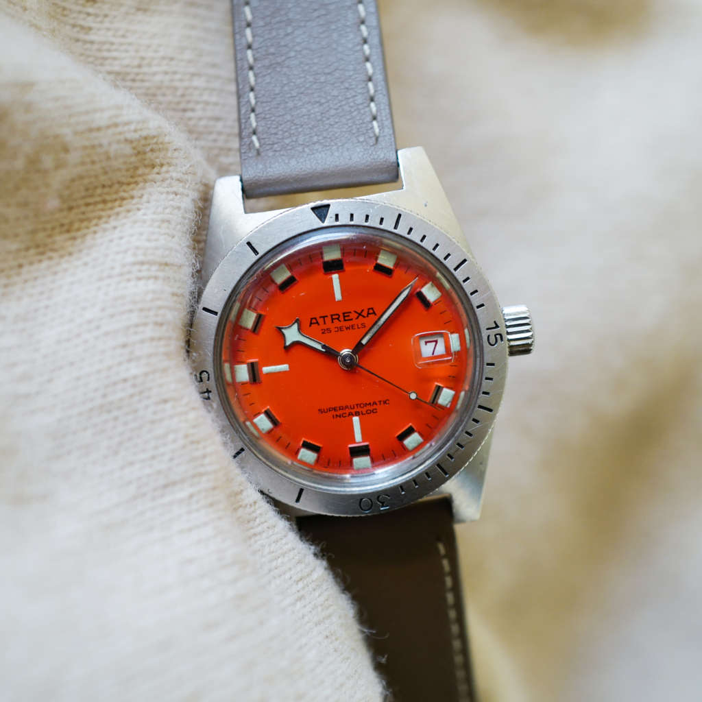 Cadran orange vintage Cadran orange vintage