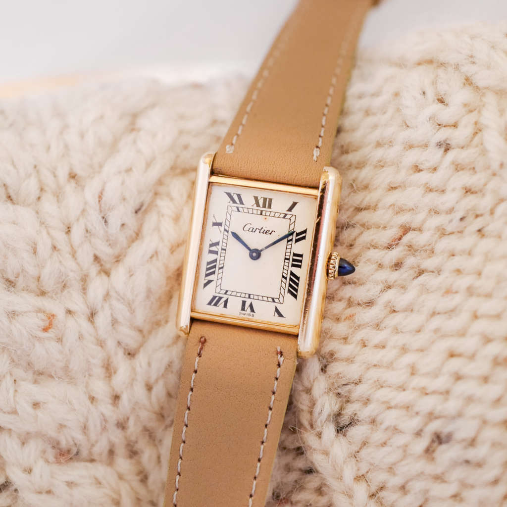Cartier Tank Grand modèle vintage
