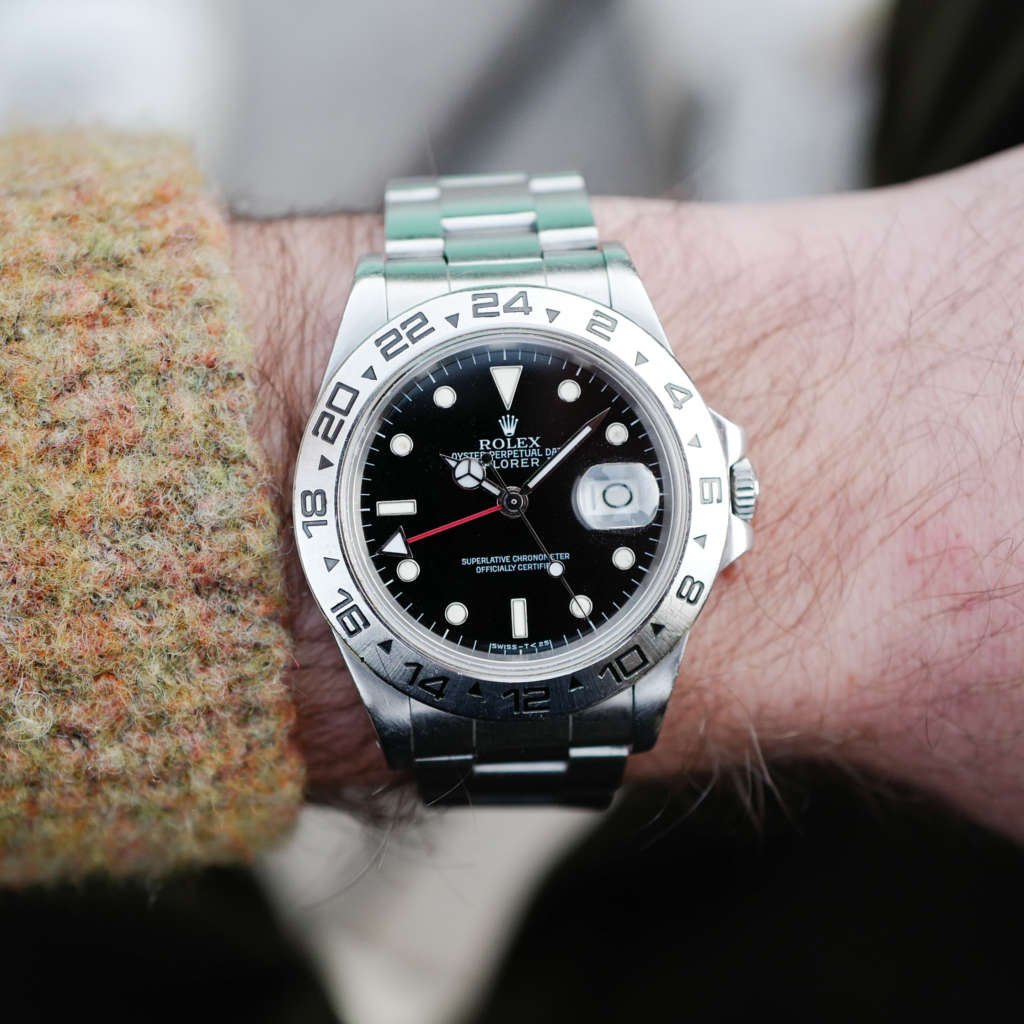 Jolie montre Rolex collection Explorer 2 vintage tritium