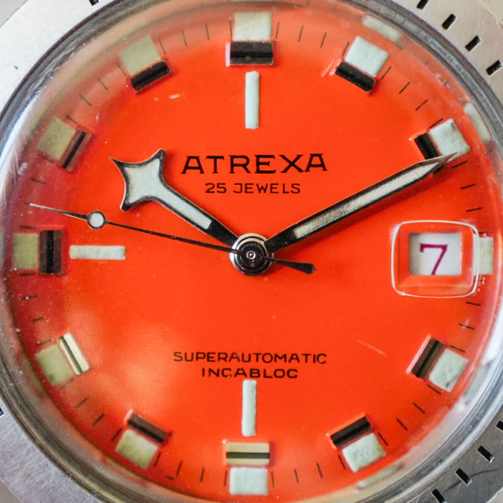 jolie montre skin diver orange vintage Jolie montre skin diver orange vintage