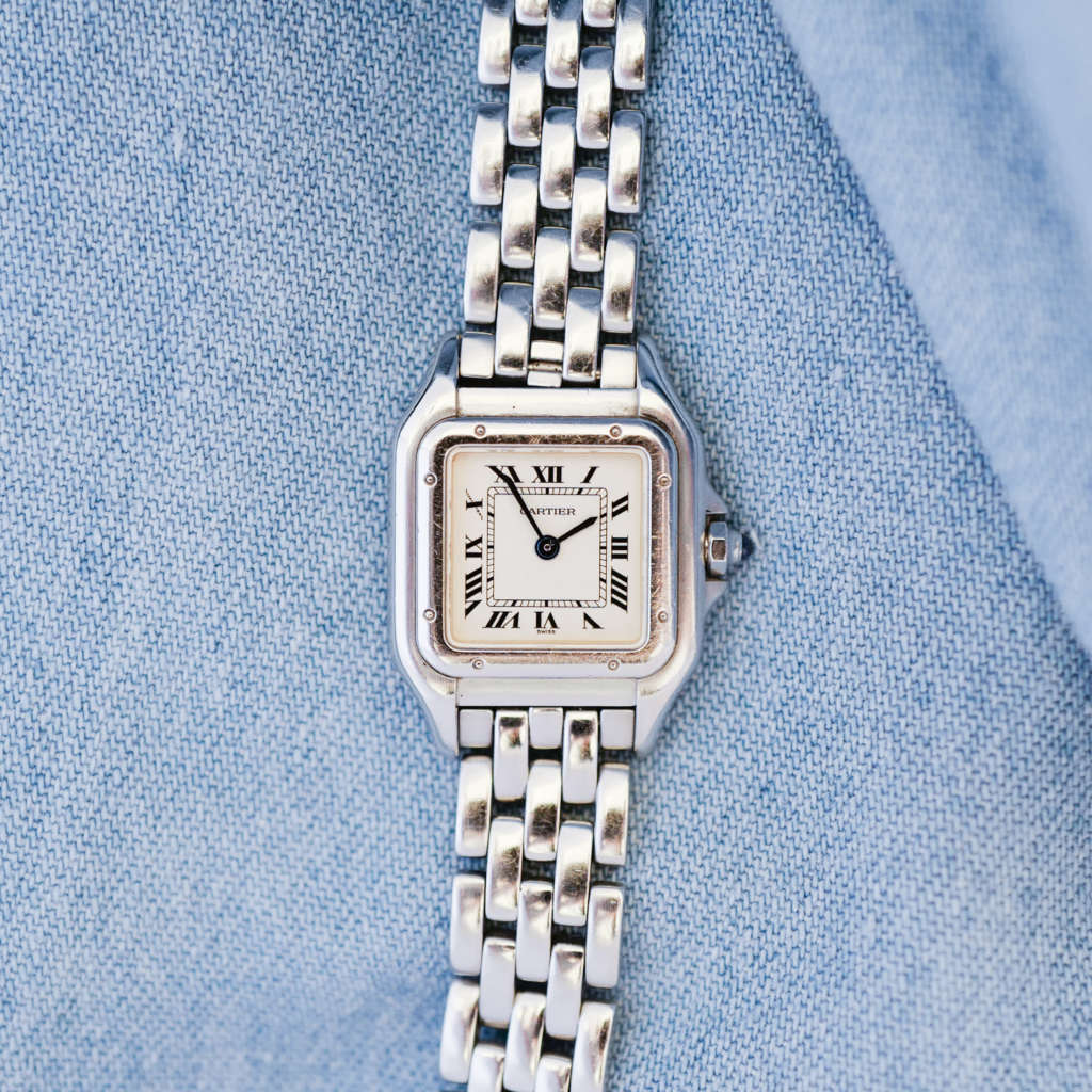 Montre Cartier vintage Panthère femme petit poignet Montre Cartier vintage Panthère femme petit poignet