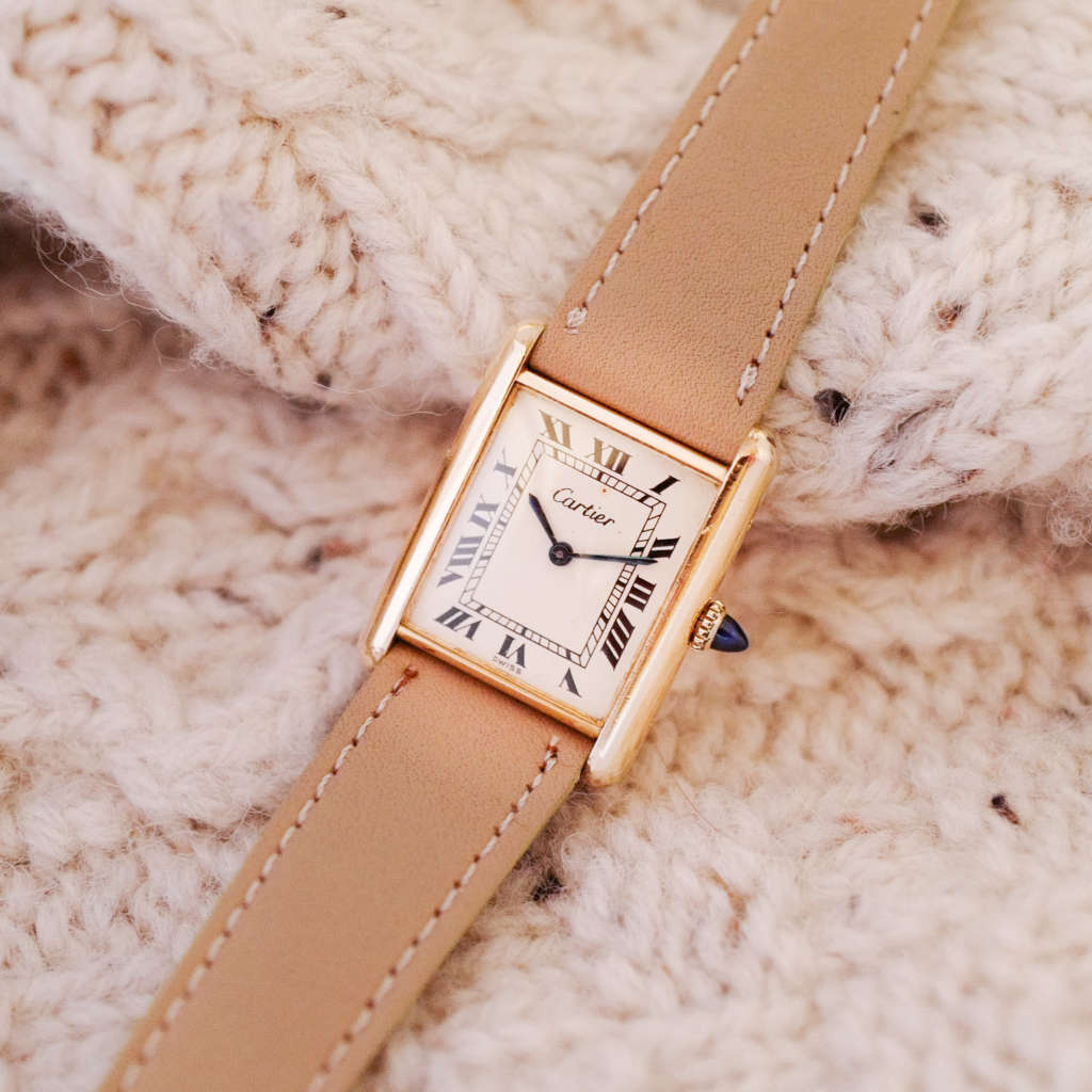 Montre Cartier femme homme vintage