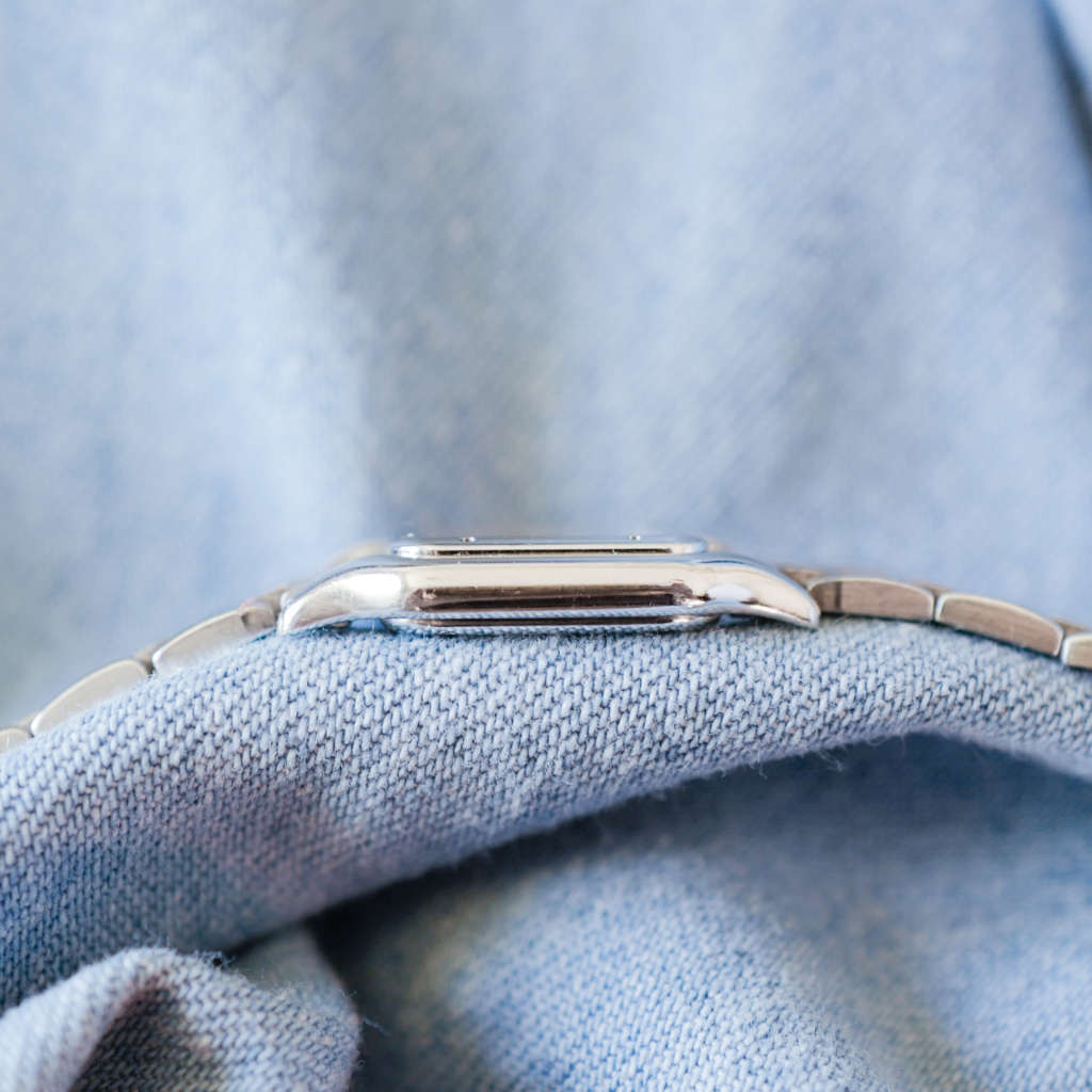 Montre Cartier Panthère ancienne acier pile femme Montre Cartier Panthère ancienne acier pile femme