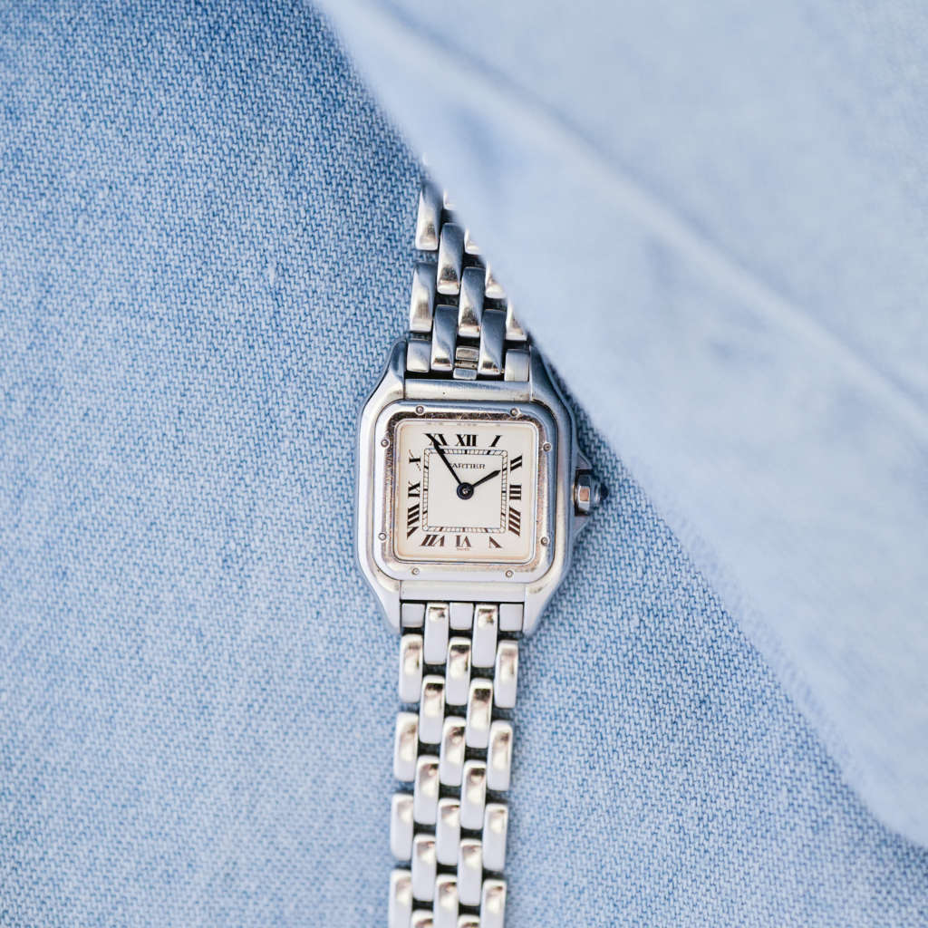 Montre Cartier Panthère vintage jolie pour femme Montre Cartier Panthère vintage jolie pour femme