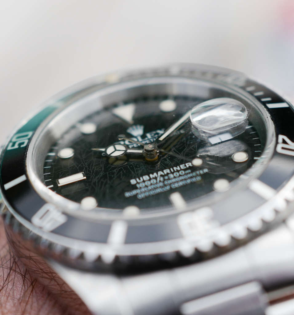 Jolie montre Rolex Submariner patine spider