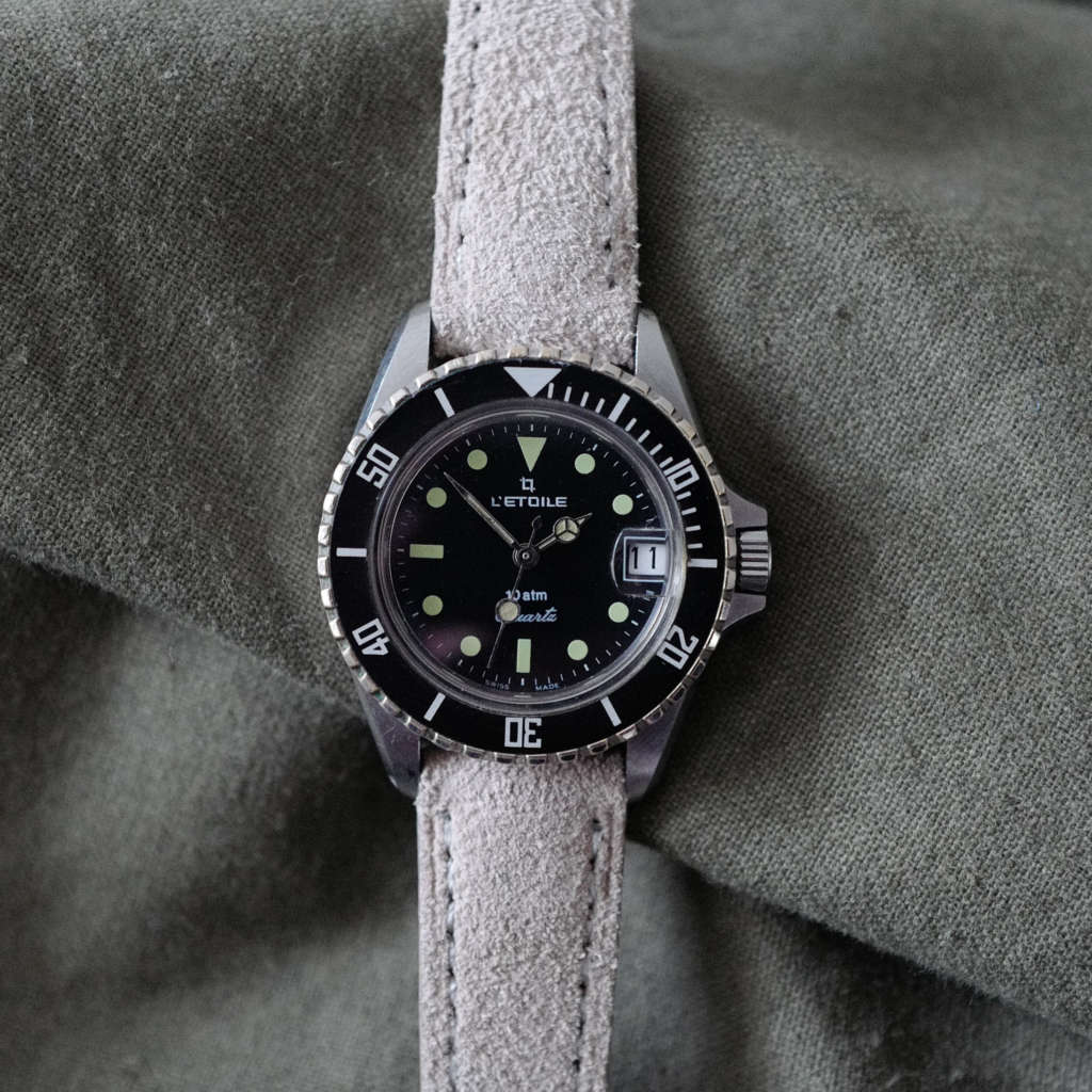 Jolie montre vintage femme diver plongée