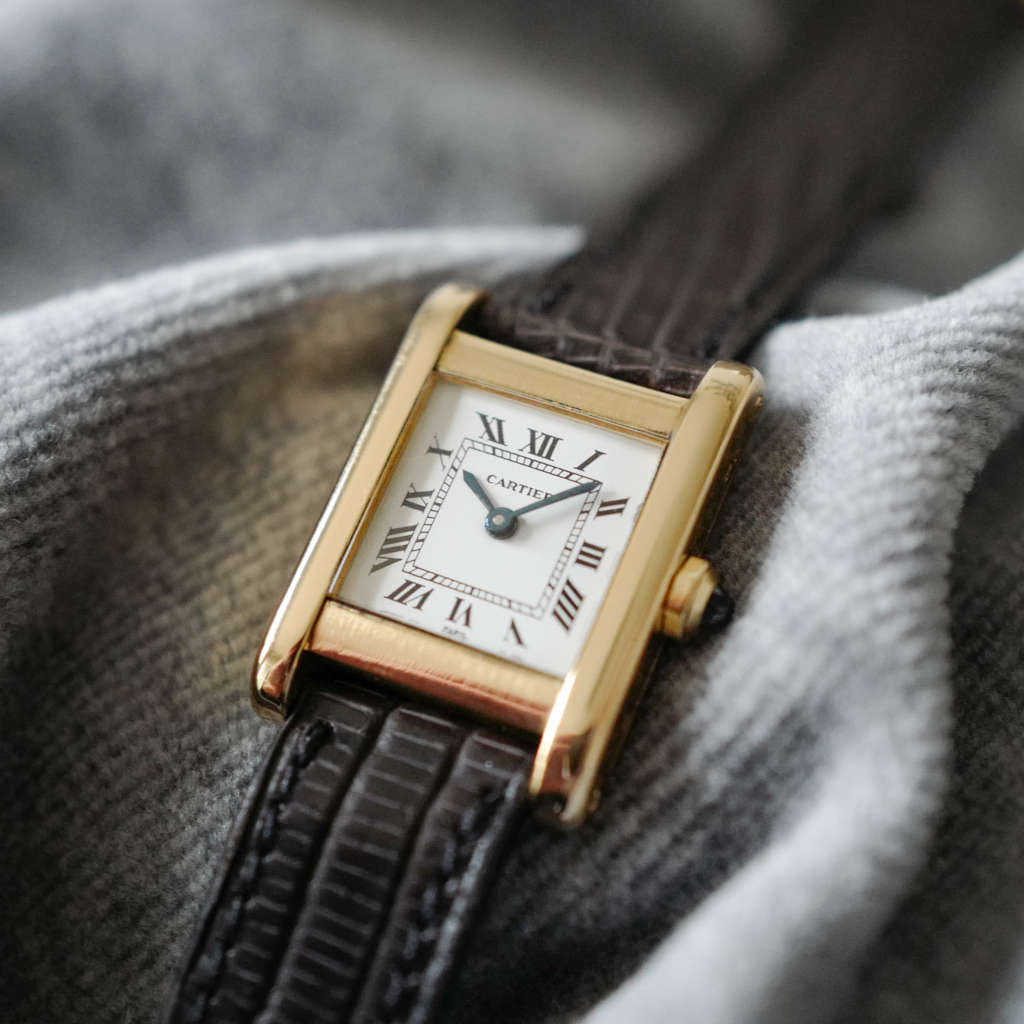 montre Cartier en or Tank Normale montre Cartier en or Tank Normale