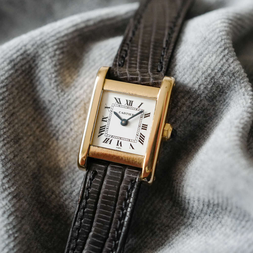 Montre Cartier Tank Normale ancienne Montre Cartier Tank Normale ancienne