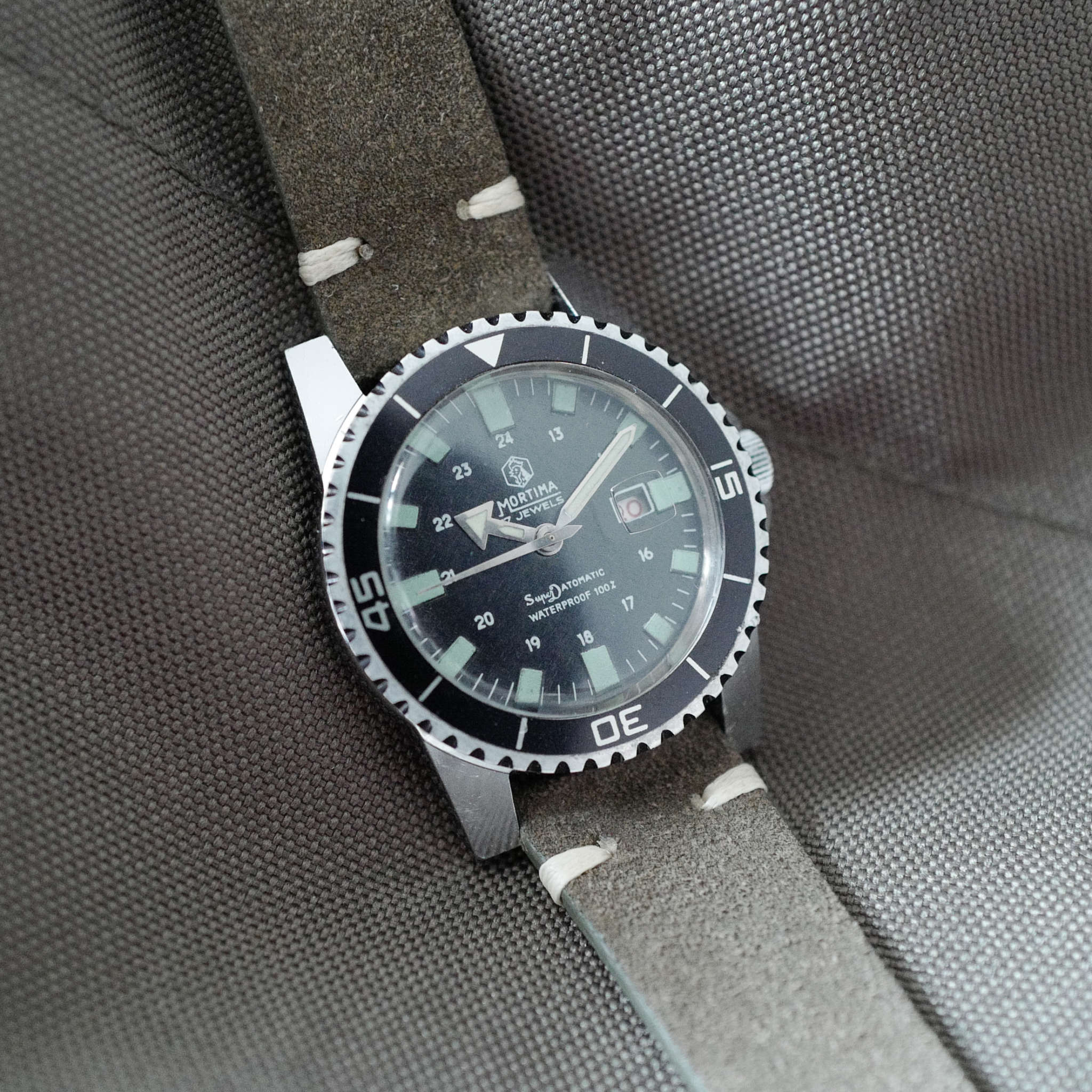 Montre De Plongée Vintage MORTIMA Années 70 Pour Femme - Mécanique à Remontage Manuel