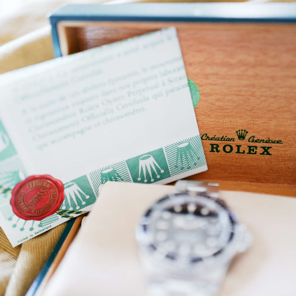 Montre vintage Rolex boite papier Submariner