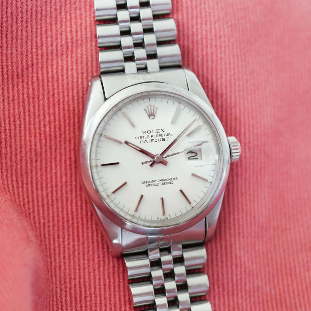 Rolex cadran blanc datejust vintage jubilee Rolex cadran blanc datejust vintage jubilee