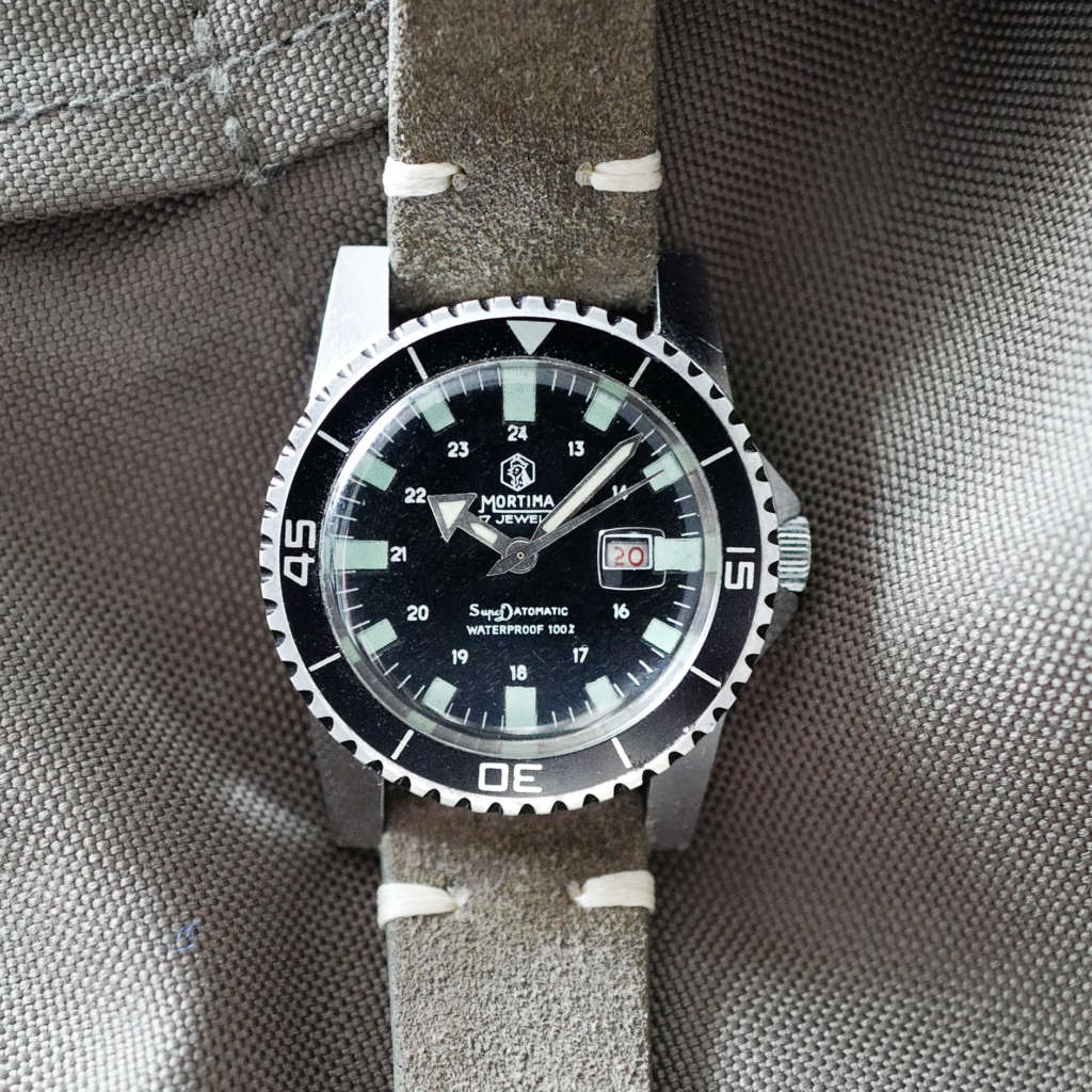 Vintage montre française Mortima SuperDatomatic