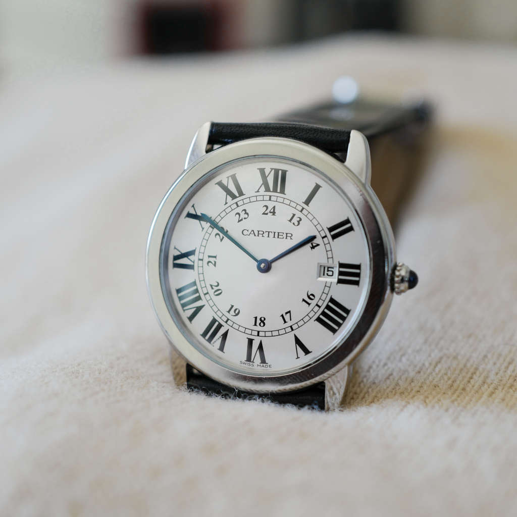 Montre Cartier Ronde Solo occasion pour homme quartz