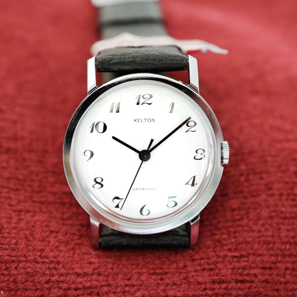 Montre française Kelton 1972 boite papiers