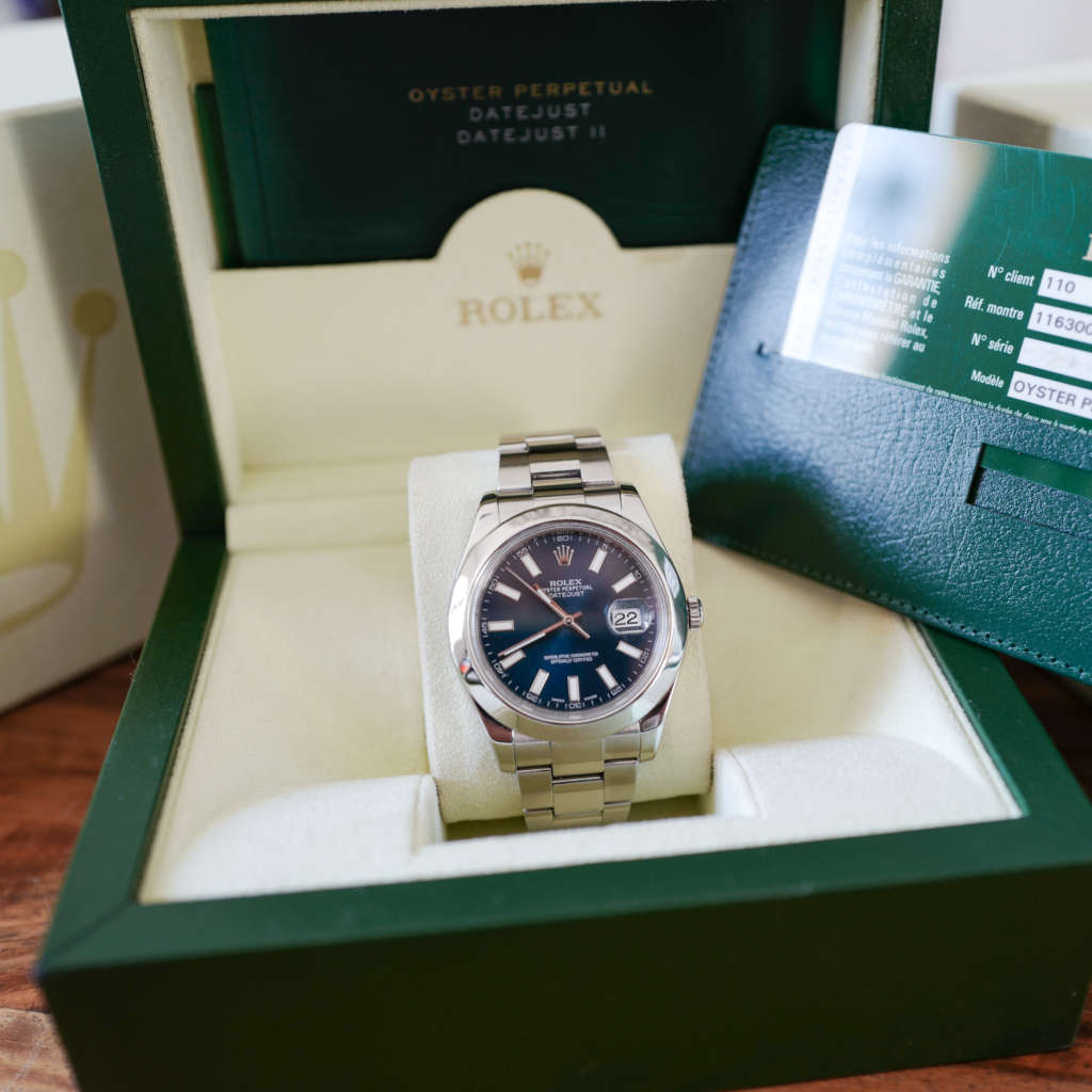 Montre Rolex Datejust 2 116300 occasion cadran bleu Montre Rolex Datejust 2 116300 occasion cadran bleu