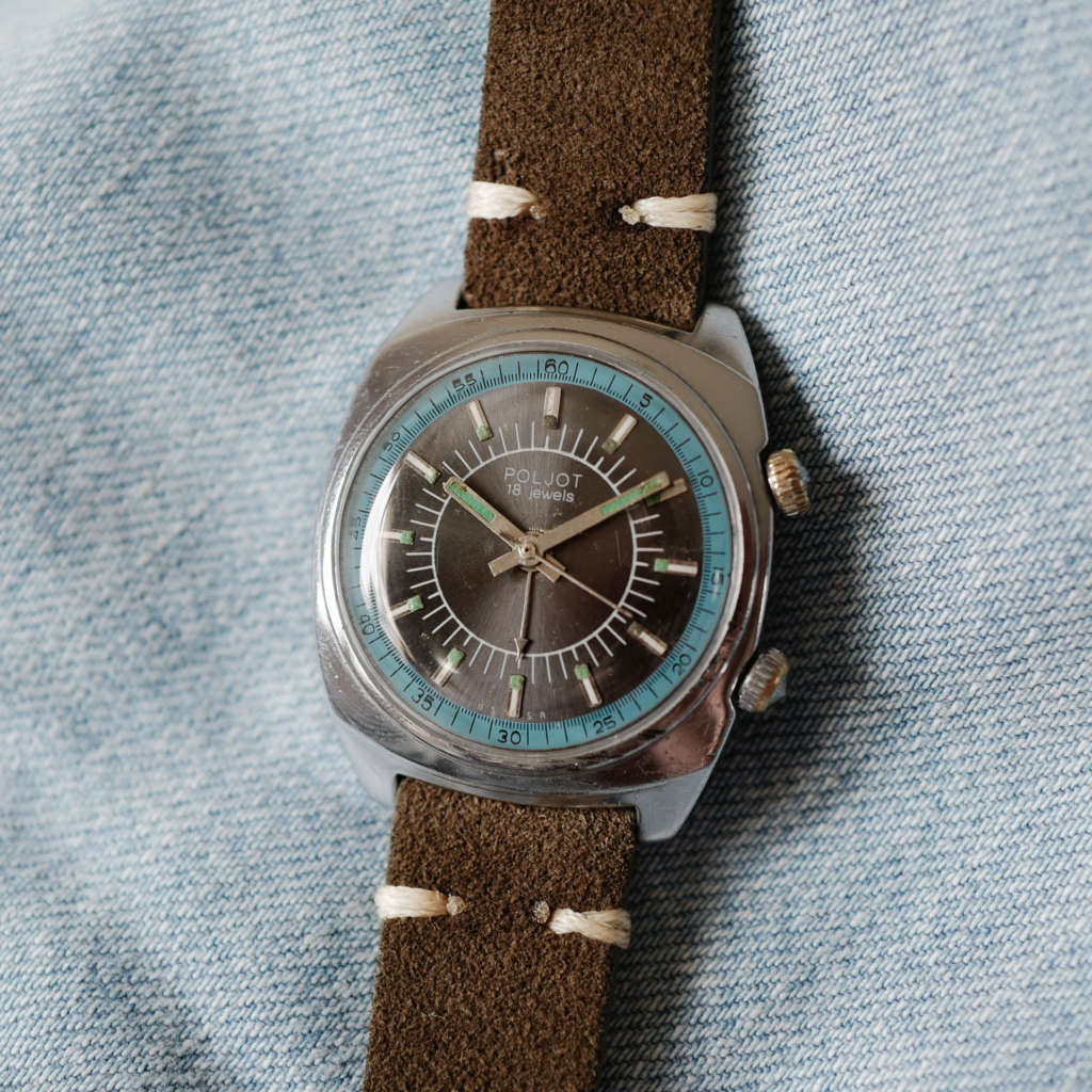 Montre Soviétique vintage Poljot alarme