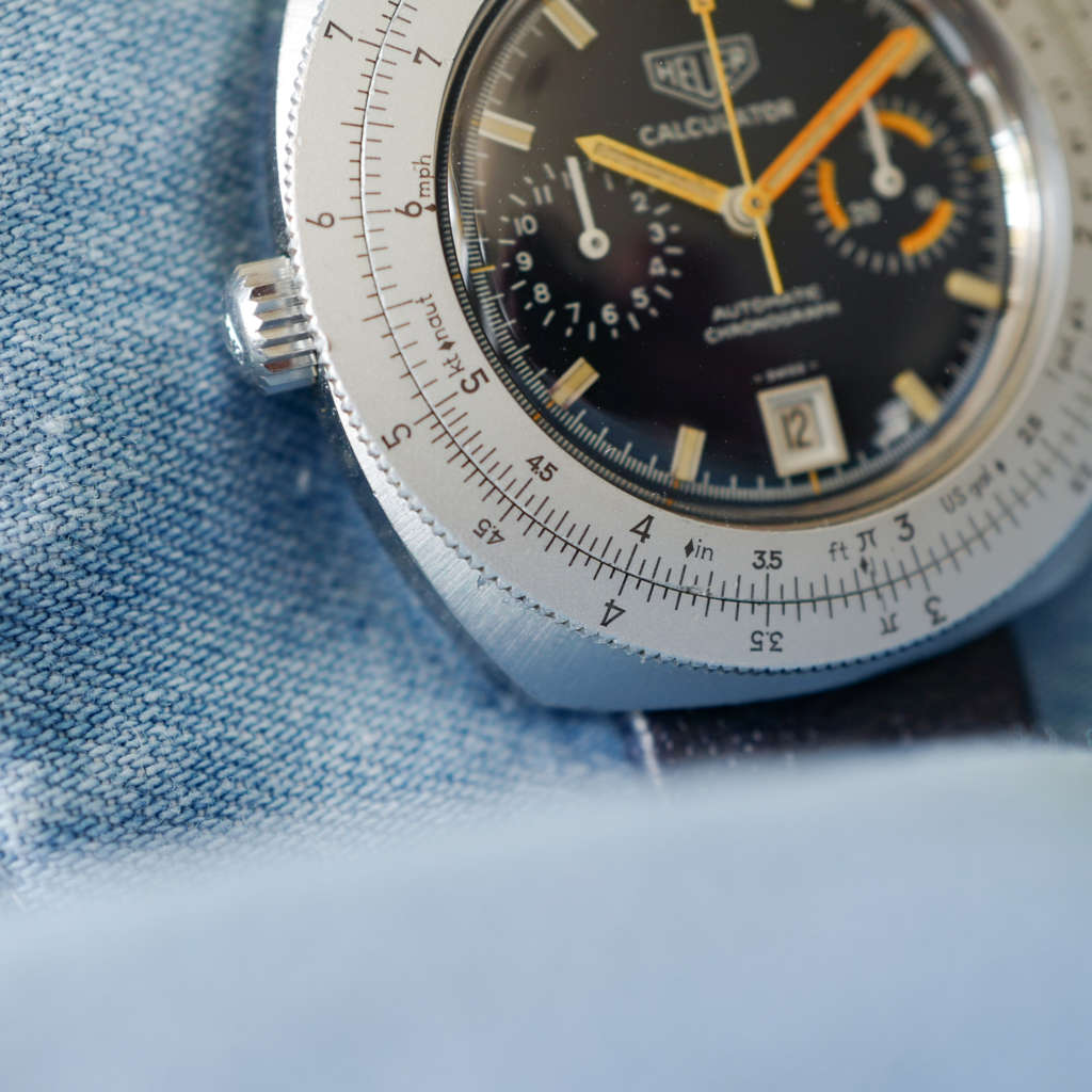 Magnifique montre vintage Tag Heuer Calculator Magnifique montre vintage Tag Heuer Calculator