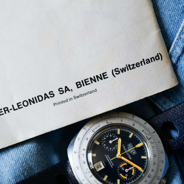 Montre Heuer vintage Heuer Breitling Calibre 12