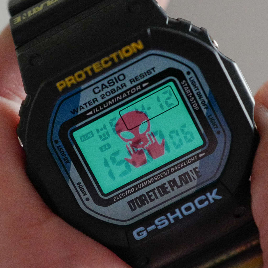 Montre Jul DP d'or et de platine Casio G-Shock