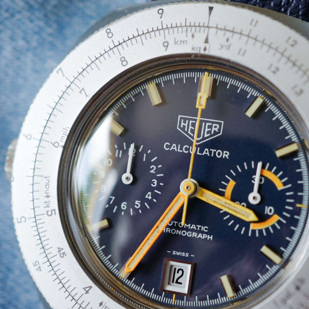 Tag Heuer Calculator Chronograph vintage ref.110.633 années 1970