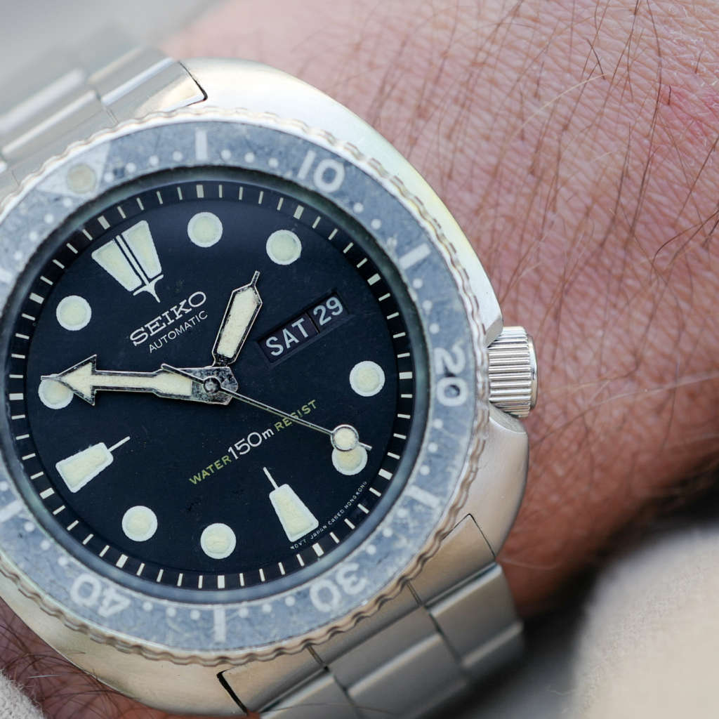 45 mm vintage Seiko Turtle 6309 - 7040 patine magnifique 45 mm vintage Seiko Turtle 6309 - 7040 patine magnifique