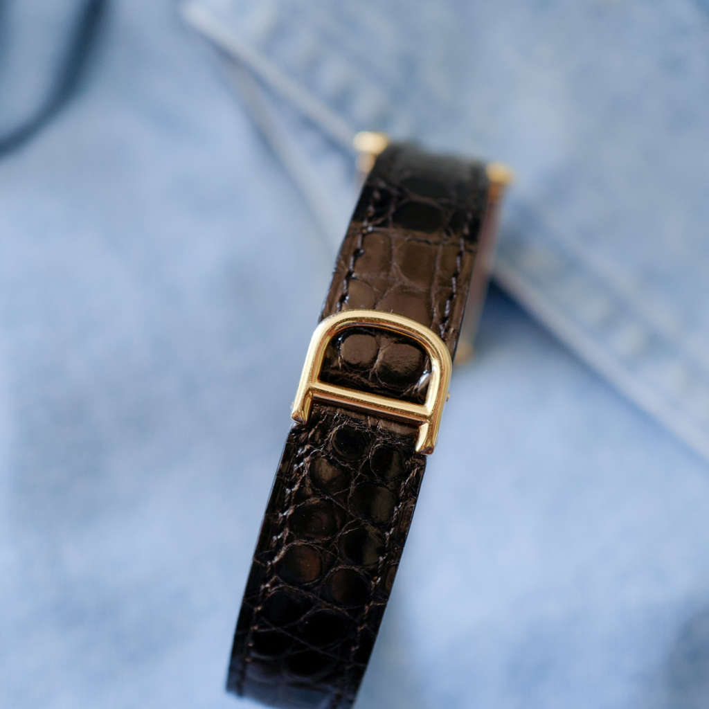 Montre Cartier Tank obus boucle déployante