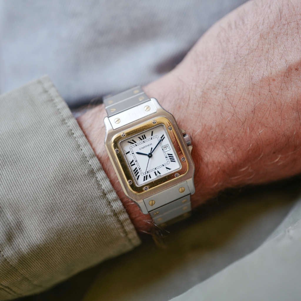 Idée cadeau vintage homme Cartier Santos vintage homme Idée cadeau vintage homme Cartier Santos vintage homme