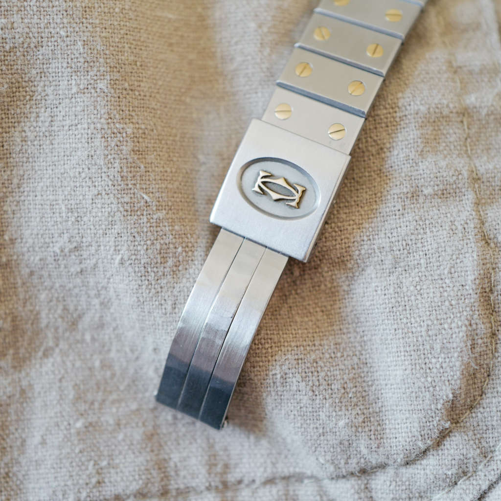 Jolie vintage Cartier Santos vintage homme Jolie vintage Cartier Santos vintage homme