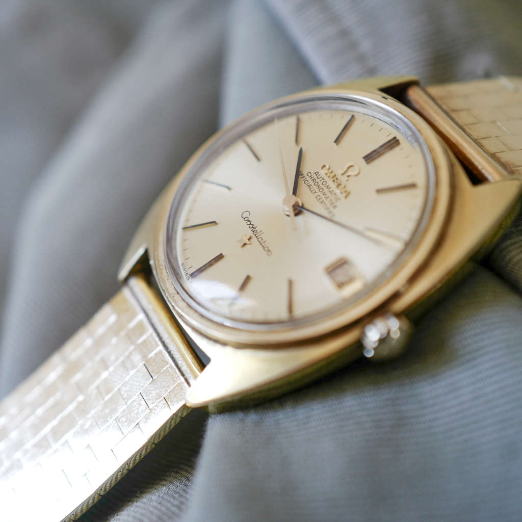Omega Constellation 168.009 bracelet omega tout or 18k Omega Constellation 168.009 bracelet omega tout or 18k