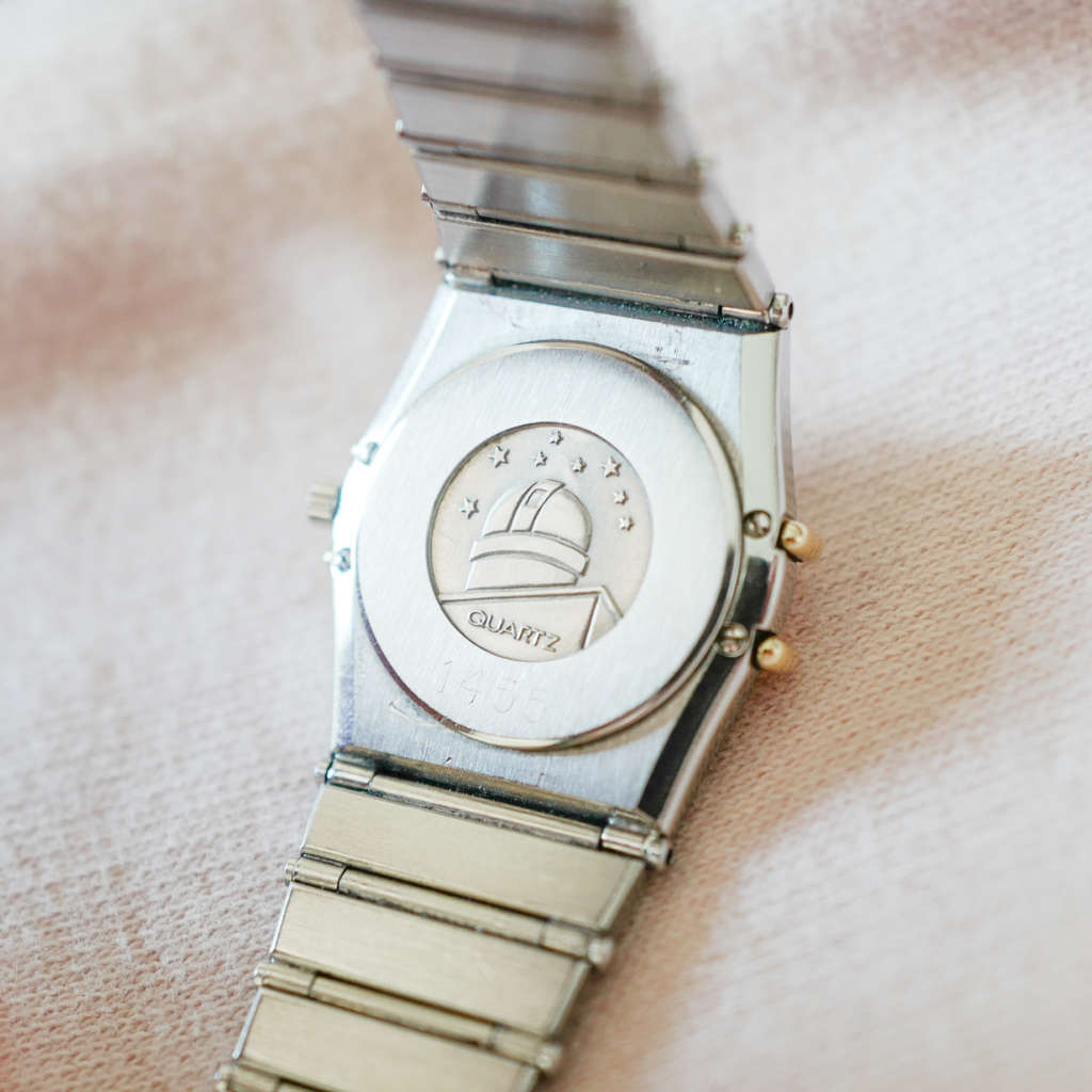 petite omega constellation pour femme 795.1080 logo genta Petite Omega Constellation pour femme 795.1080 logo Genta