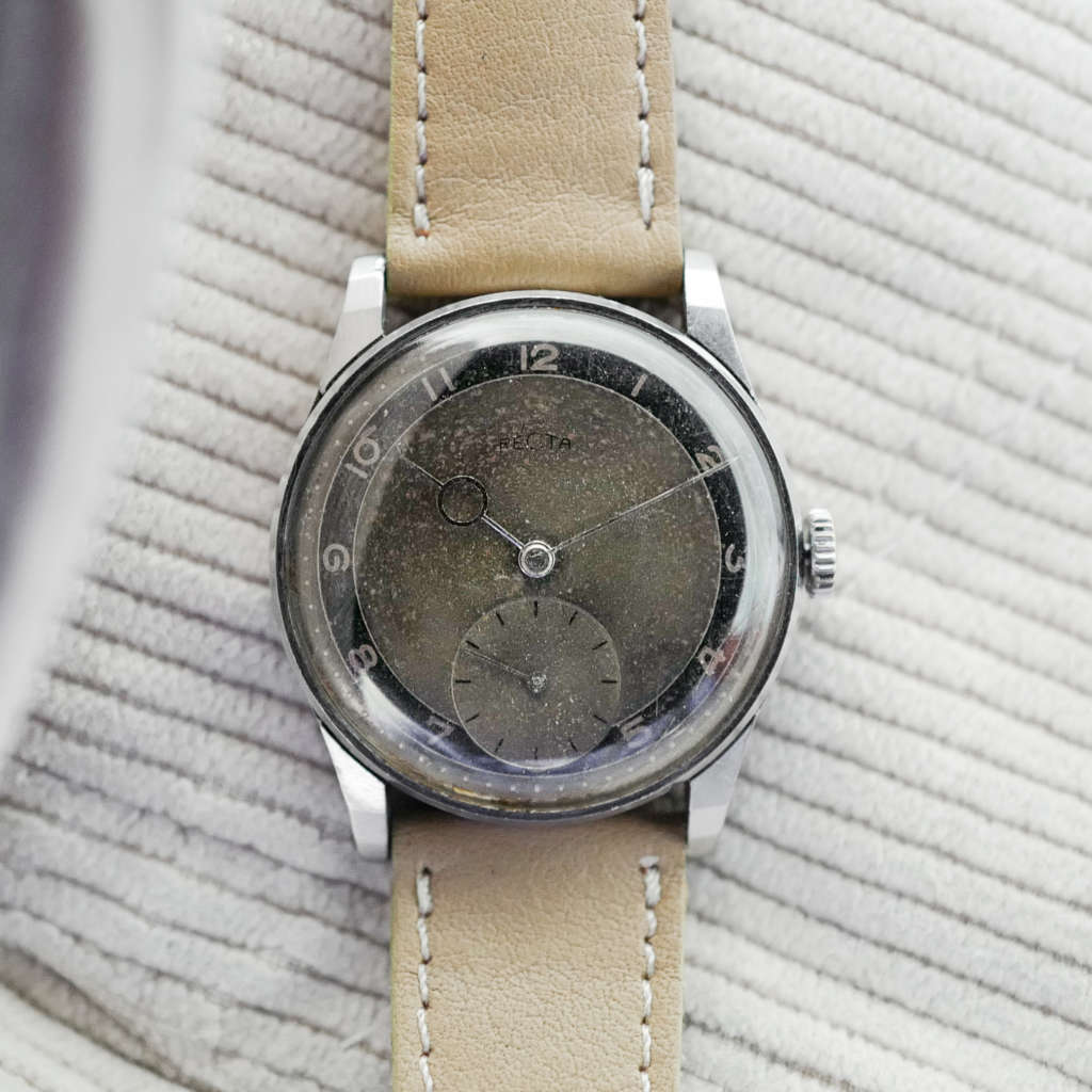 Recta militaire cadran Sector vintage rare Recta militaire cadran Sector vintage rare