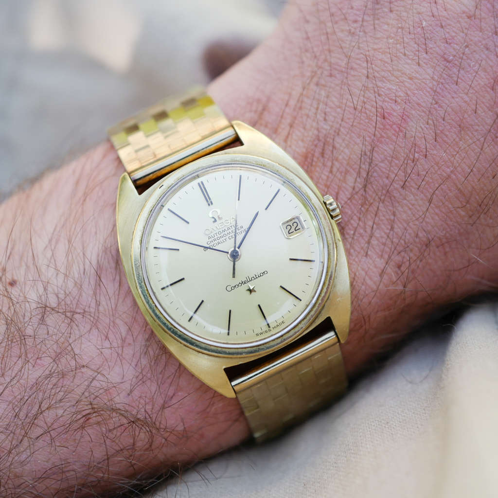 Vintage Omega Constellation 168.009 en or Vintage Omega Constellation 168.009 en or