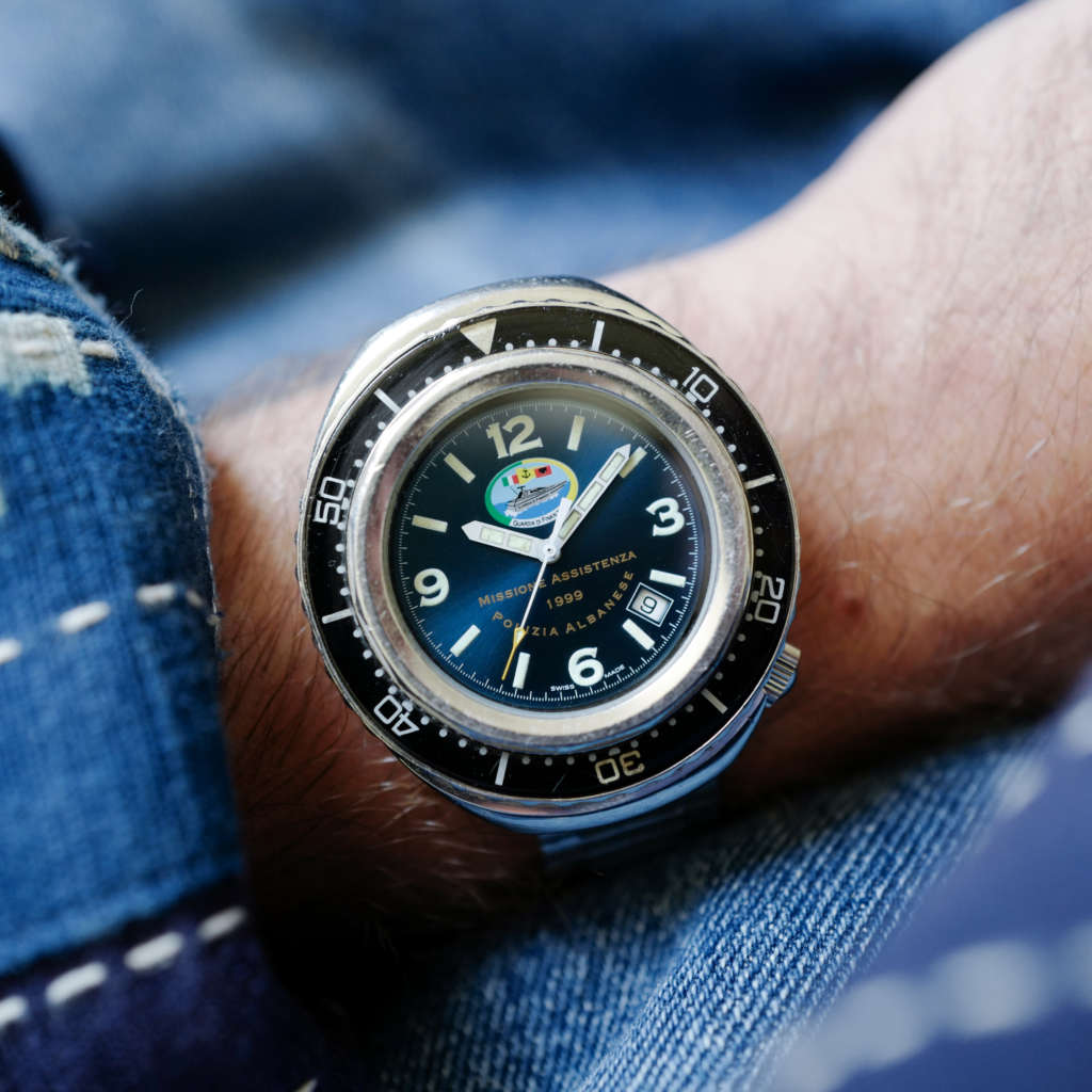 Vintage Squale Guardia di Finanza 1999 assistenza policia albanese Vintage Squale Guardia di Finanza 1999 assistenza policia albanese