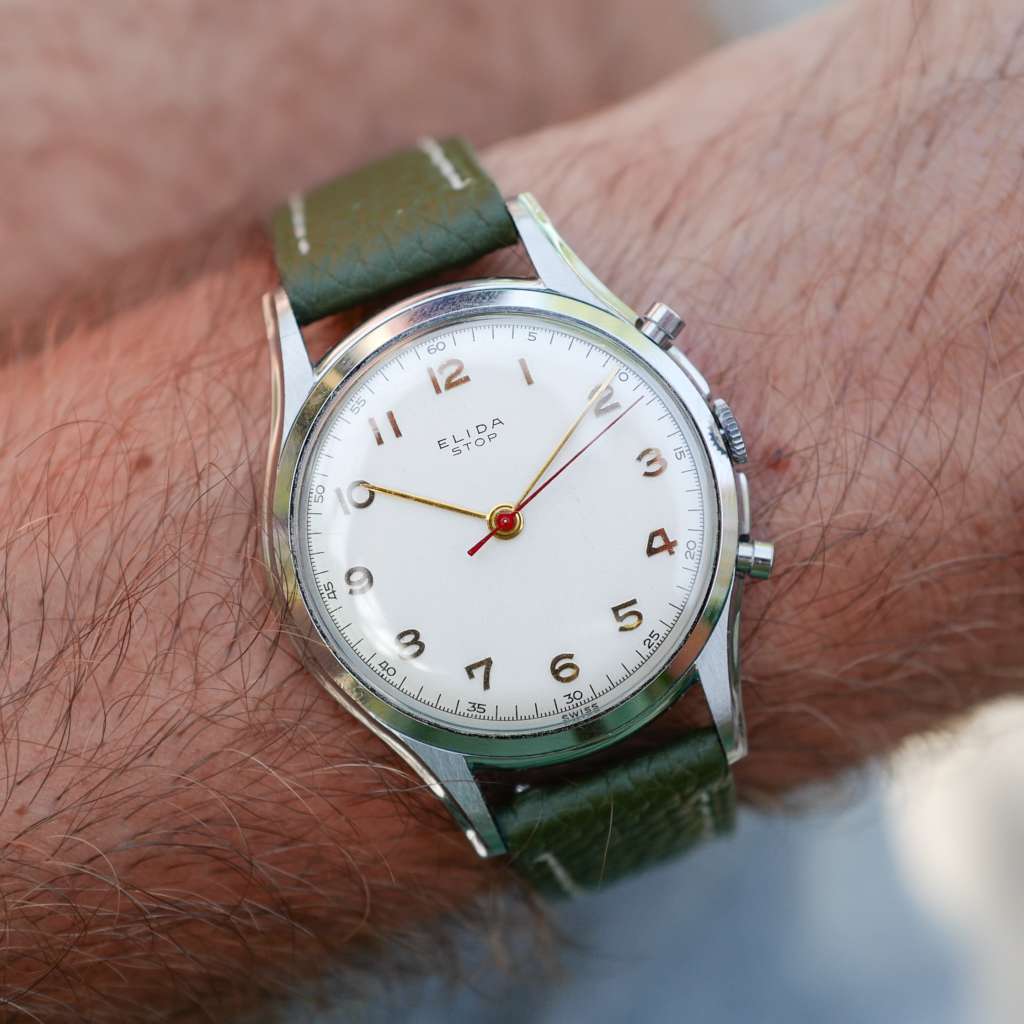 Elida montre chrono stop vintage Elida montre chrono stop vintage