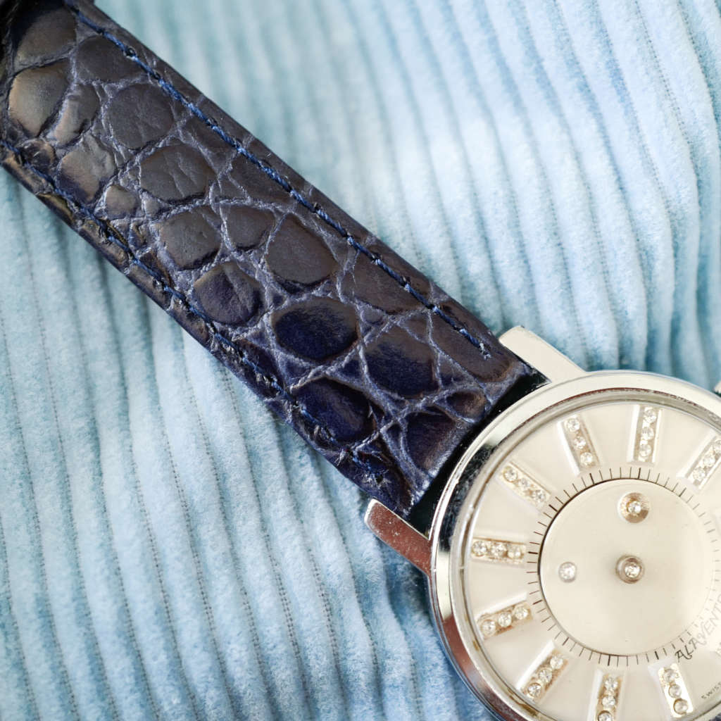 Montre vintage cadran diamants mystery