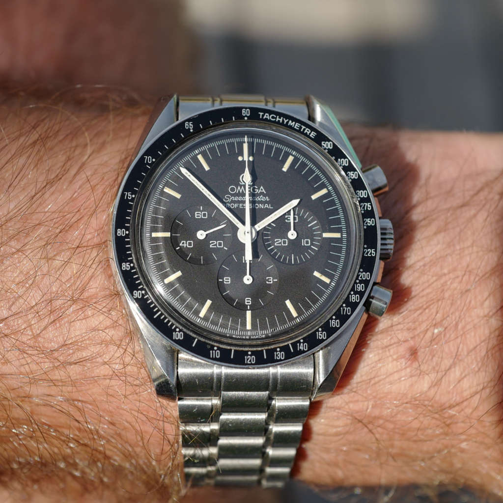 Omega Speedmaster Tritium 3590.50 rare cadran chocolat Omega Speedmaster Tritium 3590.50 rare cadran chocolat