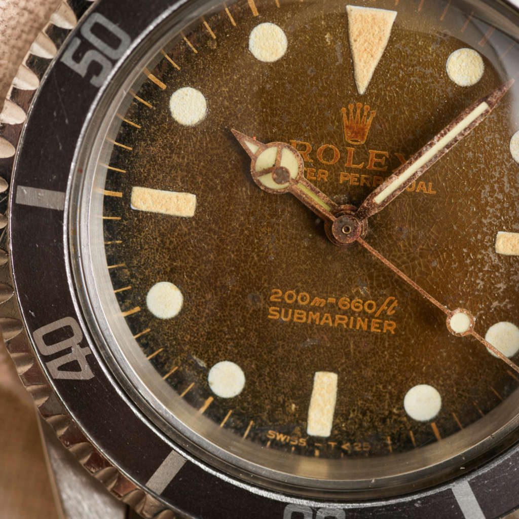 Patine tropicale vintage Submariner