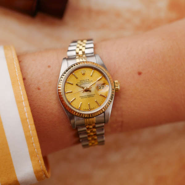 cafe noir les montres vintage horlogerie marseille rolex mini datejust oyster perpetual date 69173 vintage année 1985