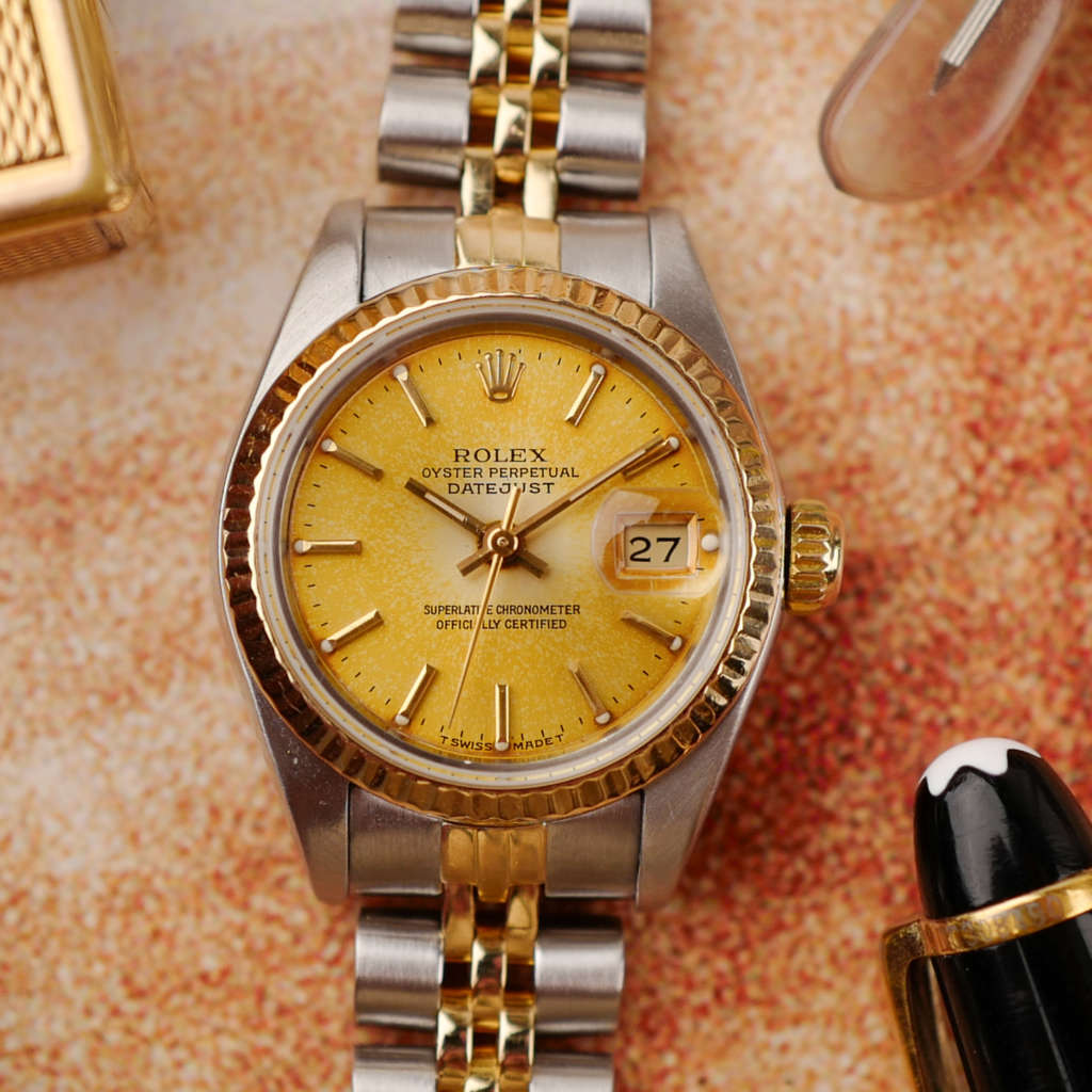 cafe noir les montres vintage horlogerie marseille rolex mini datejust oyster perpetual date 69173 vintage annee 1985_2