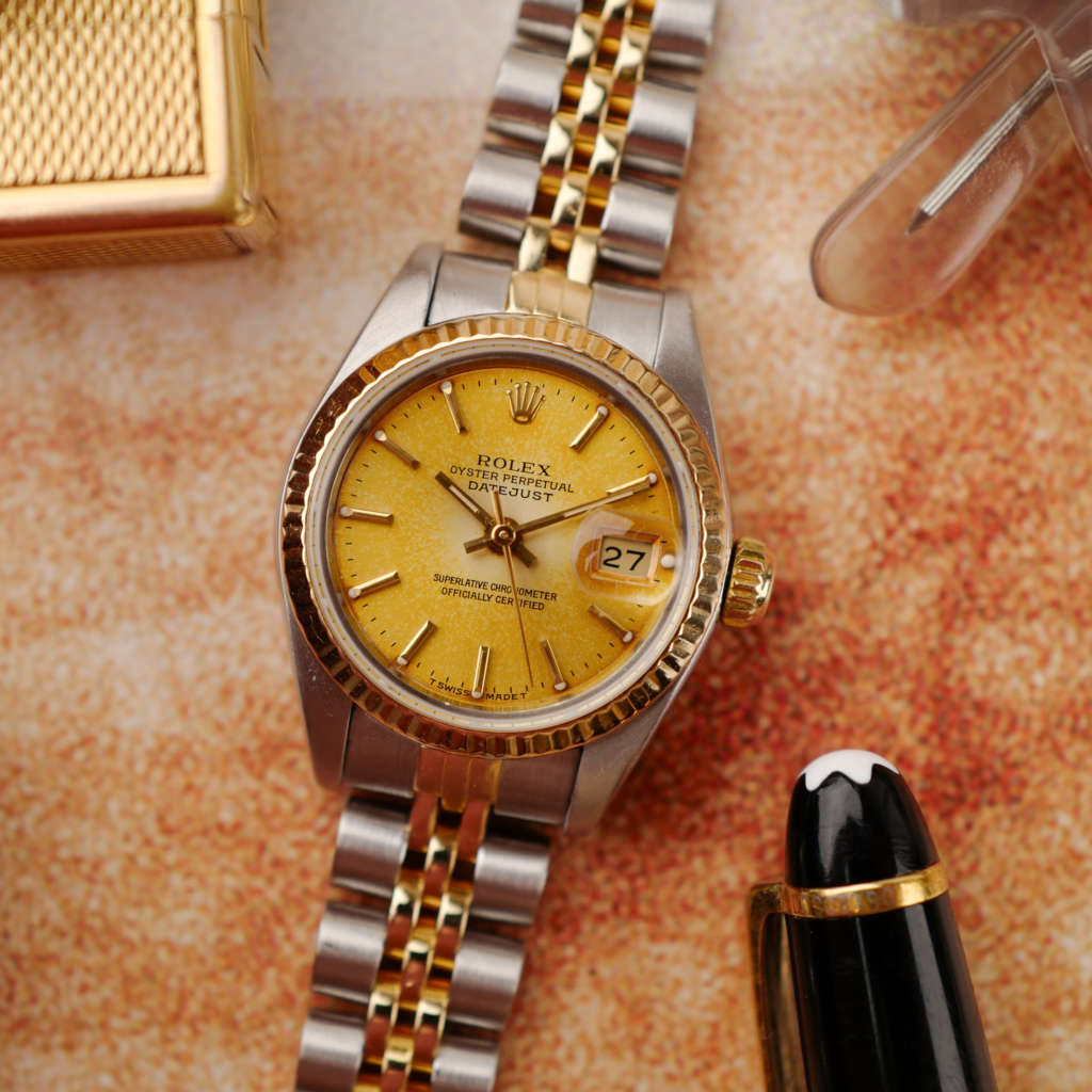 cafe noir les montres vintage horlogerie marseille rolex mini datejust oyster perpetual date 69173 vintage année 1985