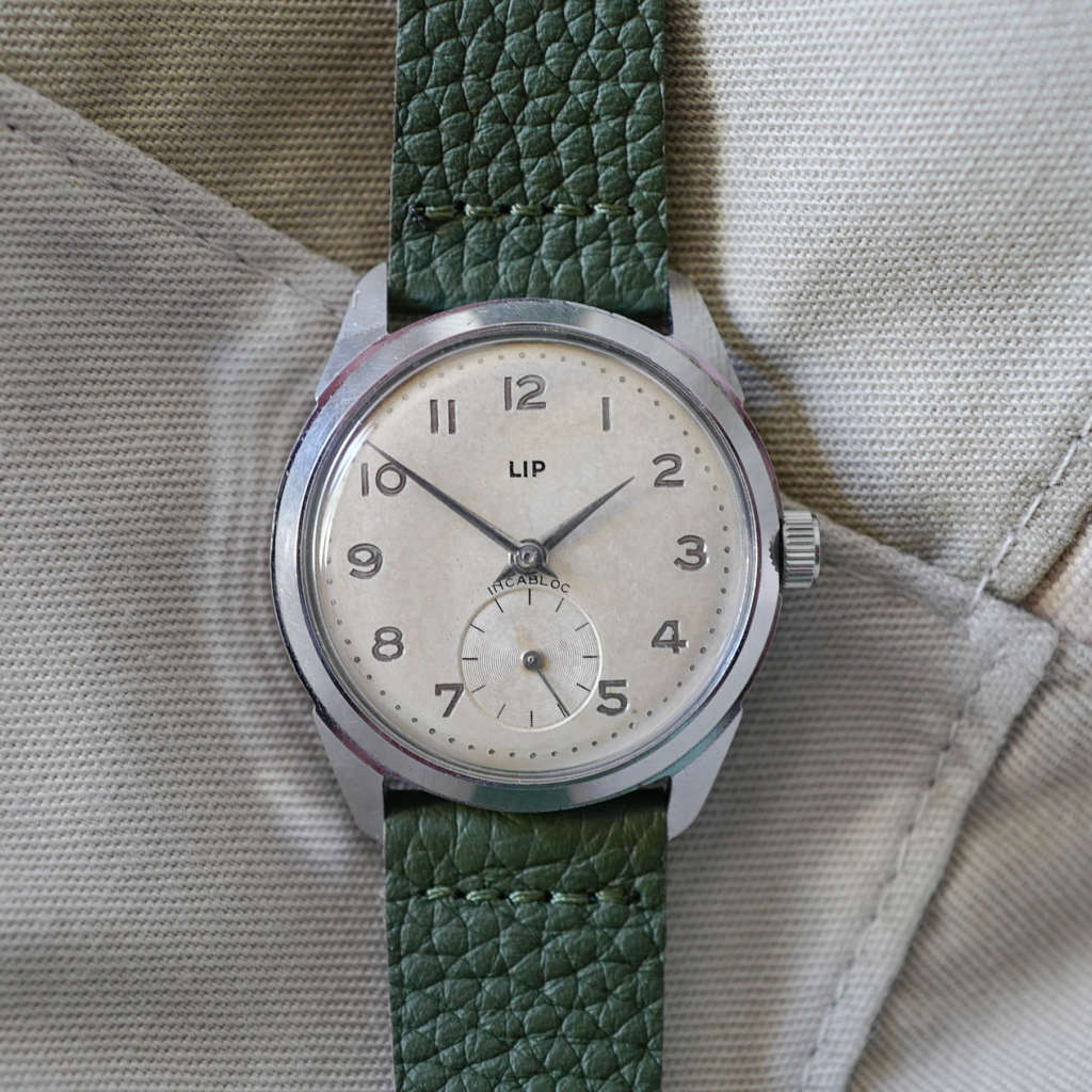 montre lip incabloc vintage mecanique manuelle