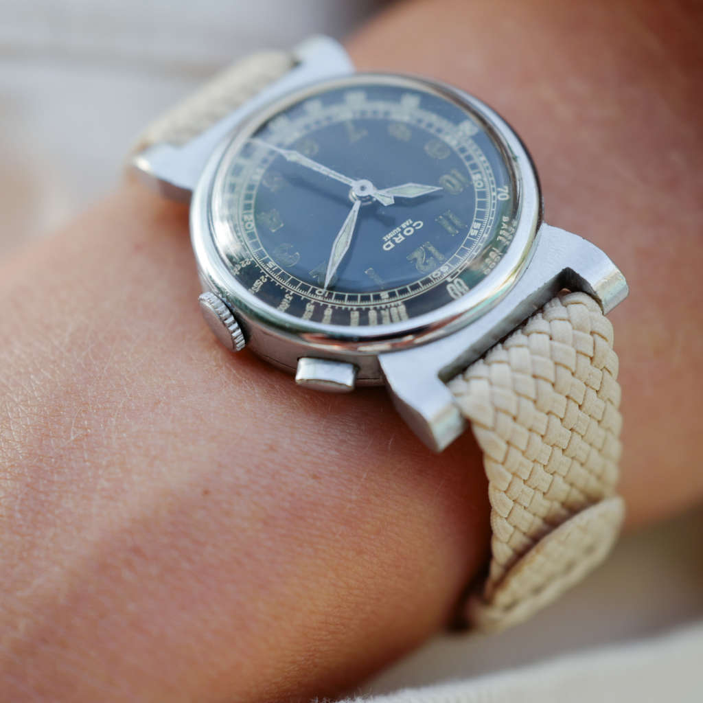 jolie montre chronographe art deco annees 1930 ancienne