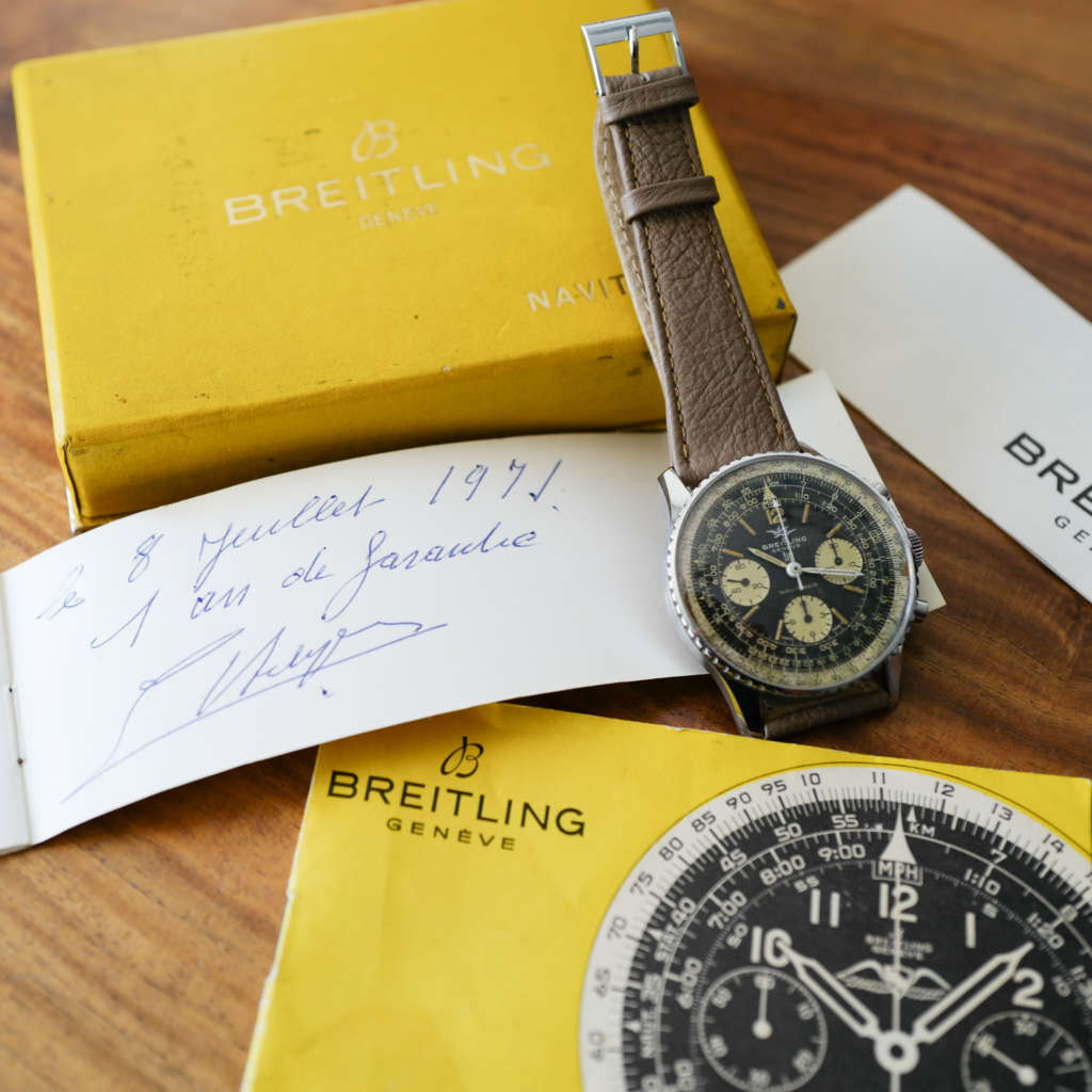 Breitling Lip Navitimer 806 garantie de 1971