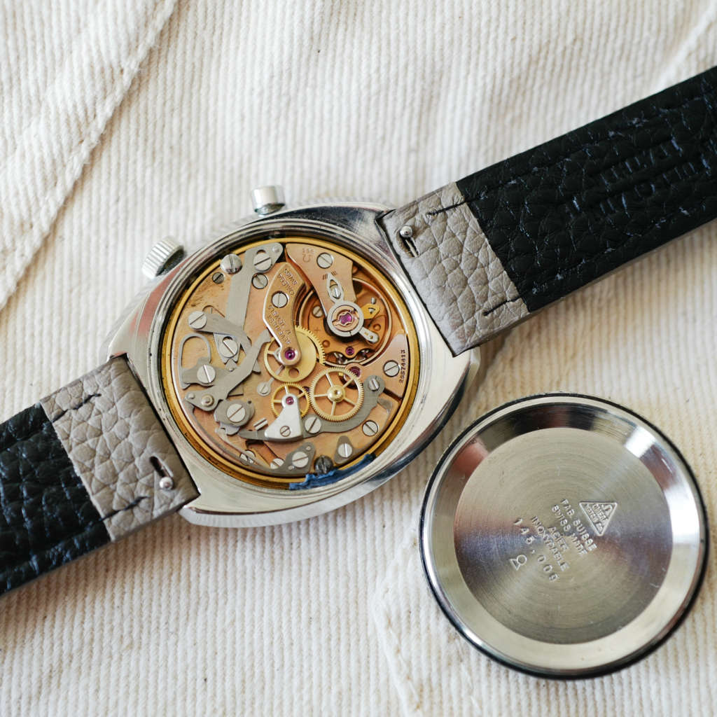 Chronostop Genève 145.009 vintage mouvement omega 865