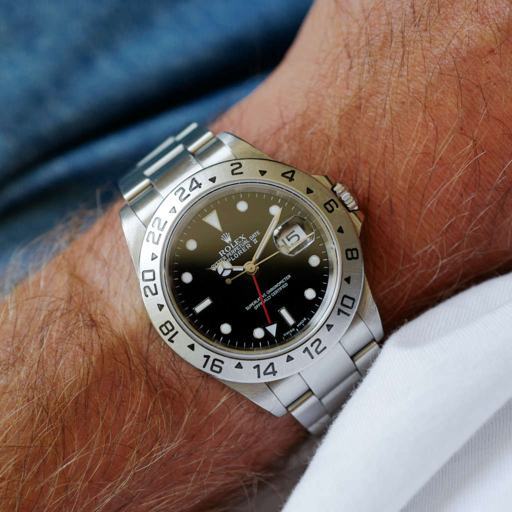 archi full set rolex explorer II 16570 boite papiers de 2002