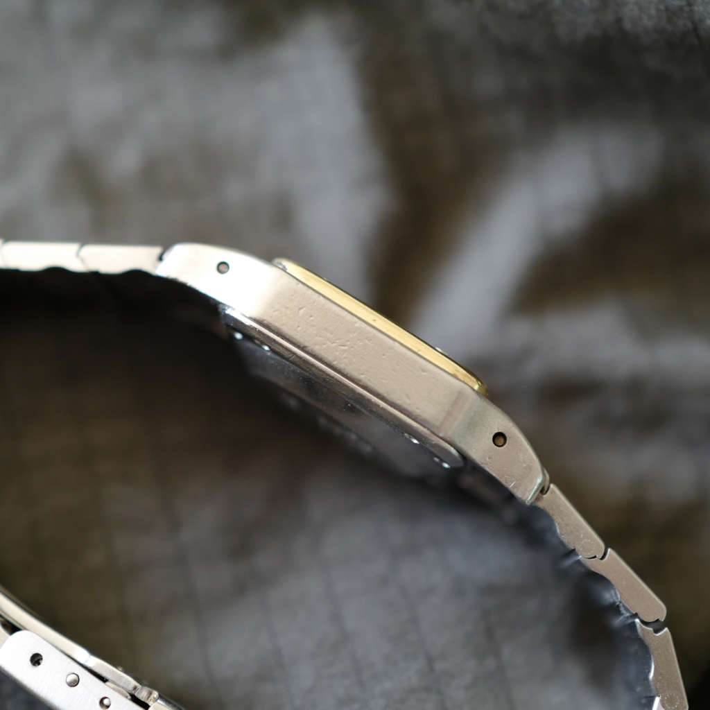 jolie montre cartier vintage santos or et acier femme jolie montre cartier vintage santos or et acier femme