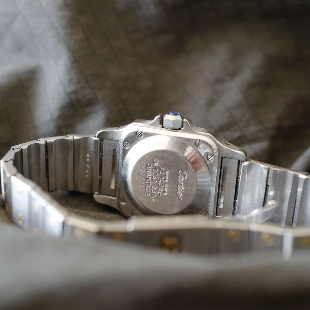 jolie montre vintage cartier automatique santos or acier jolie montre vintage cartier automatique santos or acier