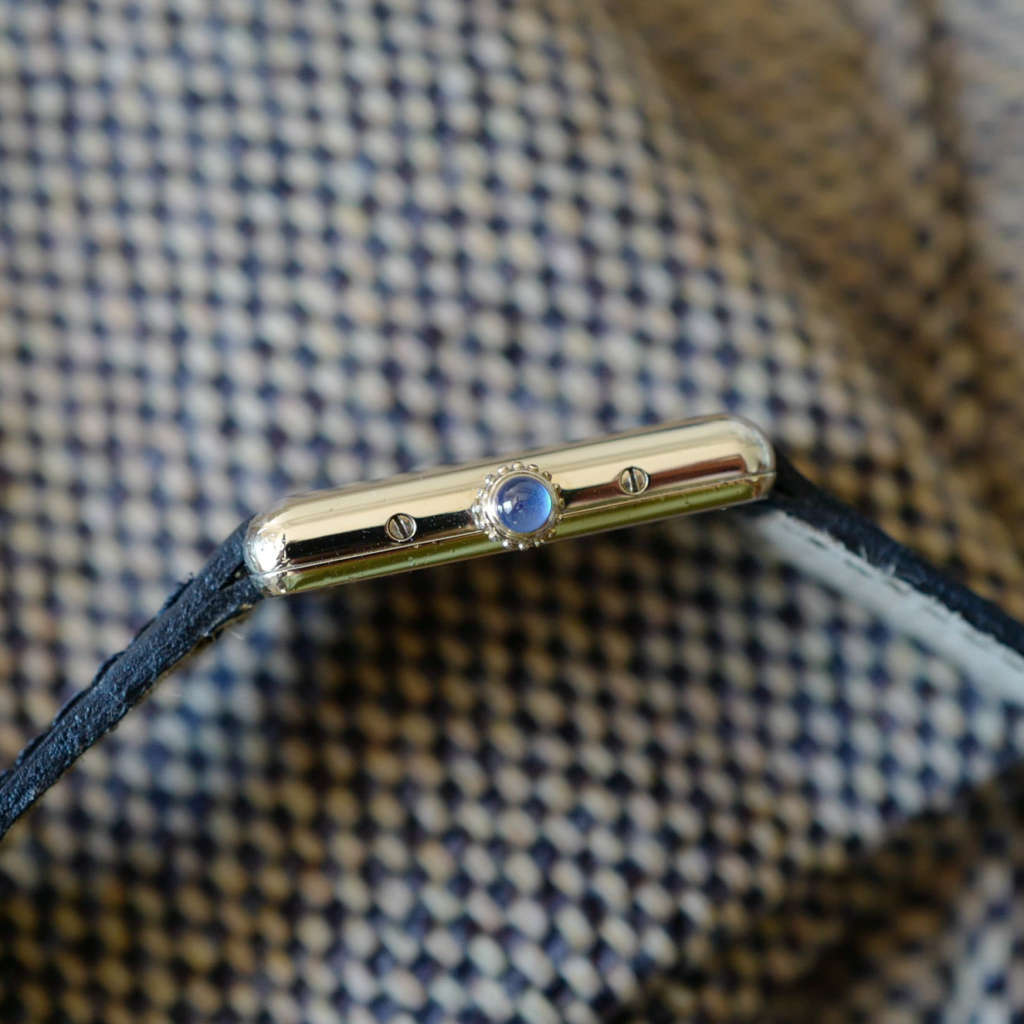 montre cartier tank must femme vintage cadran noir rare