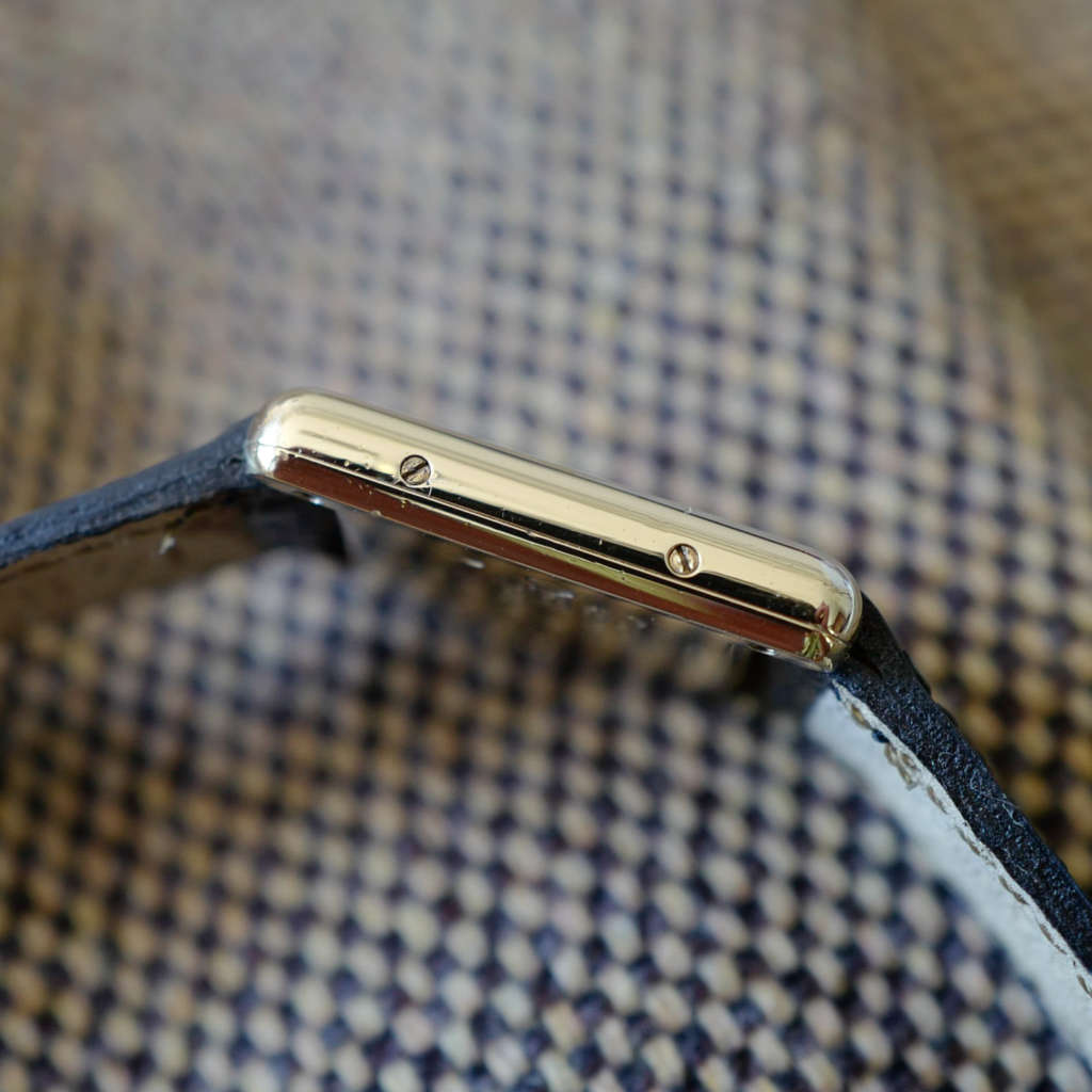 montre vintage cartier cabauchon tank must cadran rare