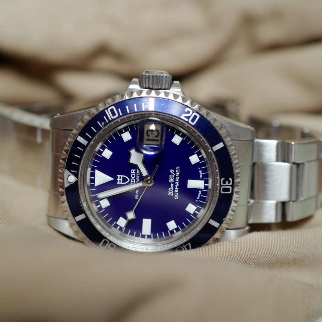 montre tudor submariner bleu rare vintage montre tudor submariner bleu rare vintage